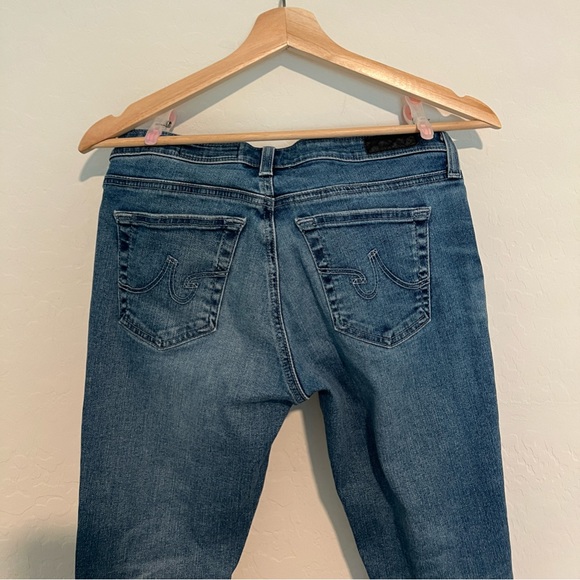 AG Jeans The Legging Ankle Raw Split Hem 27 R - Picture 4 of 5